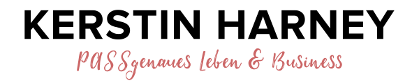 Kerstin Harney PASSgenaues Leben & Business Logo Kerstin Harney PASSgenaues Leben & Business Logo